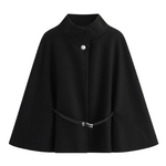 Cape Manteau Ceinturé à Manches Chauve - Souris pour Femmes - Emilia Lane