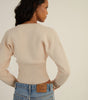 Cardigan boutonné ajusté pour femme - Emilia Lane