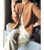 Cardigan en Laine à Col Montant pour Femmes - Emilia Lane