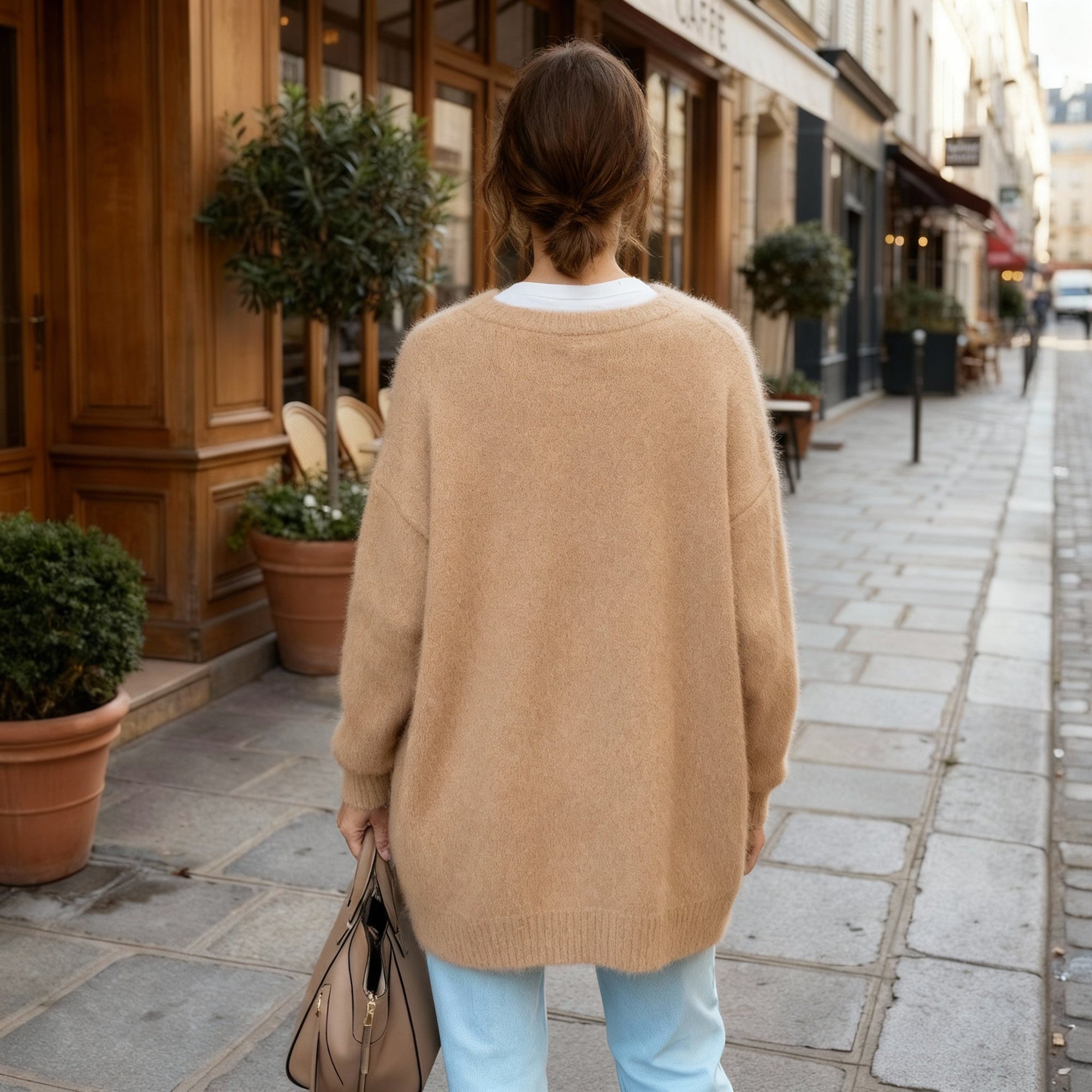 Cardigan en Maille avec Boutons pour Femmes - Emilia Lane