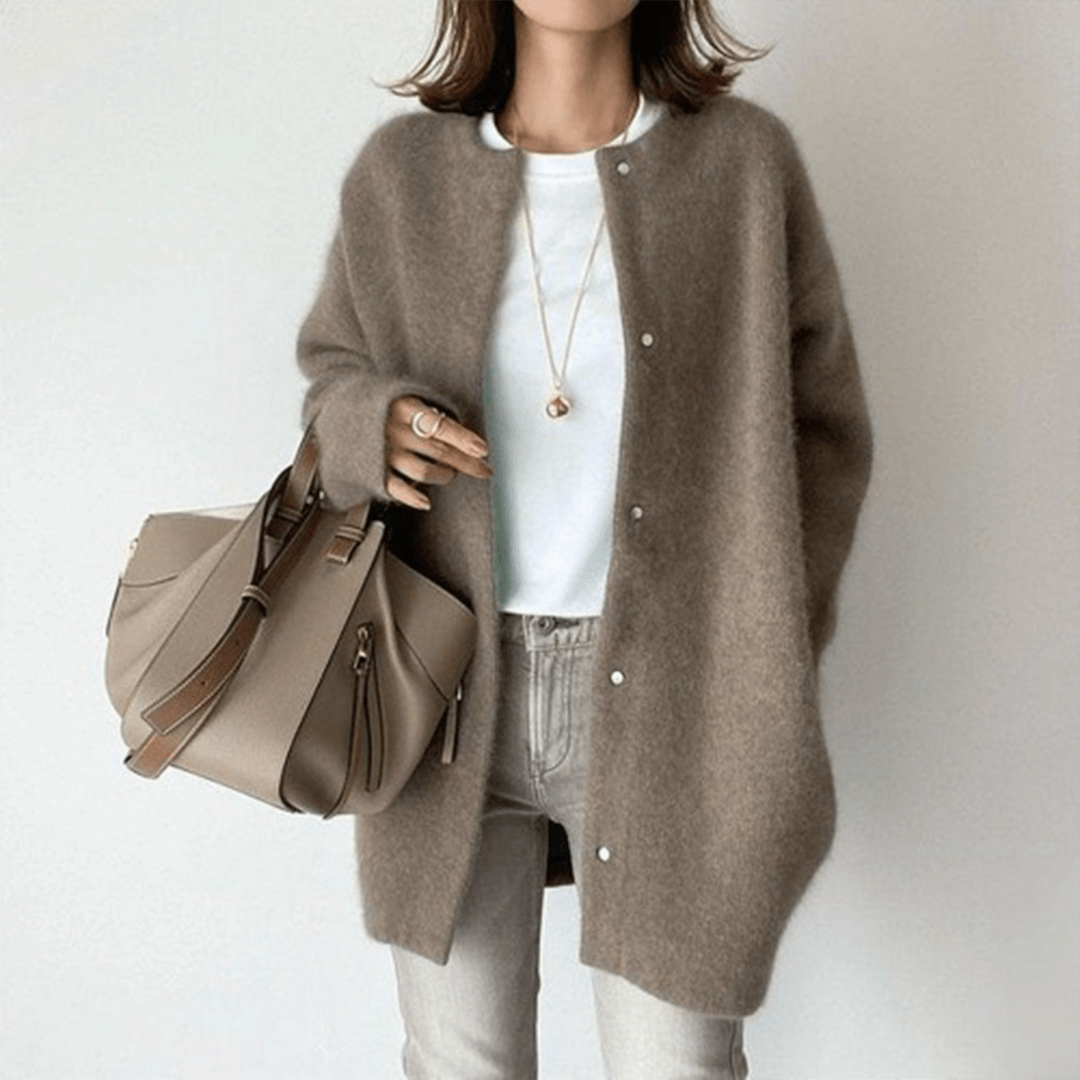 Cardigan en Maille avec Boutons pour Femmes - Emilia Lane