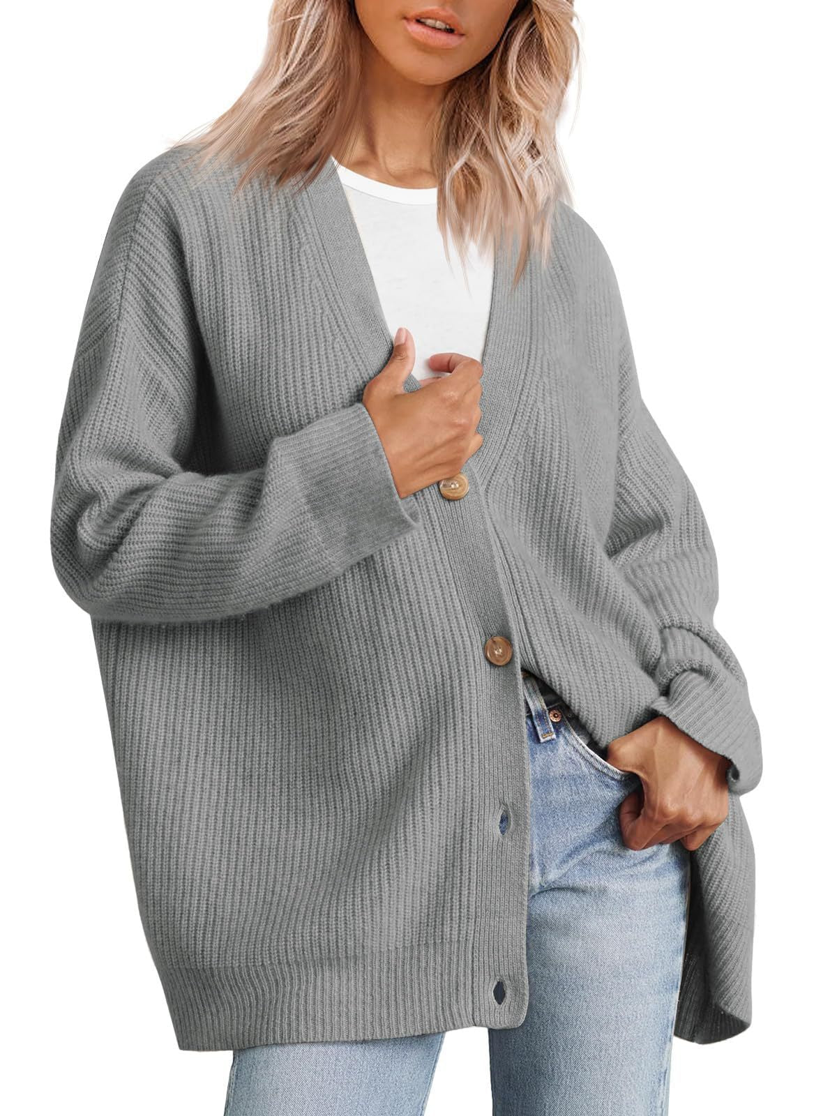 Cardigan en V pour Femmes - Emilia Lane