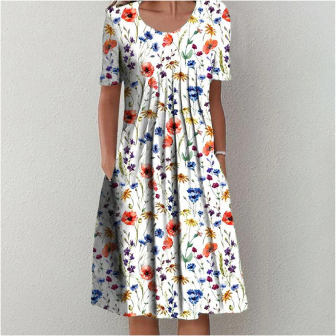 Robe Décontractée Imprimé Floral pour Femmes