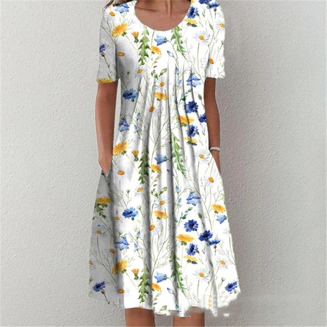 Robe Décontractée Imprimé Floral pour Femmes