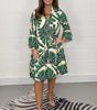 Robe Décontractée Géométrique pour Femmes