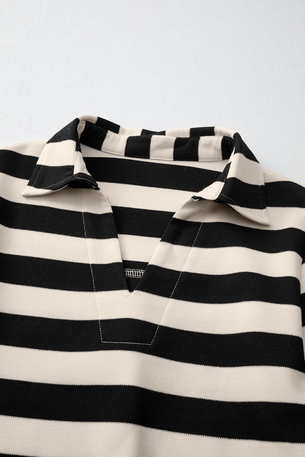 Robe Décontractée à Motif Rayé pour Femmes