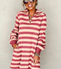 Robe Décontractée à Motif Rayé pour Femmes
