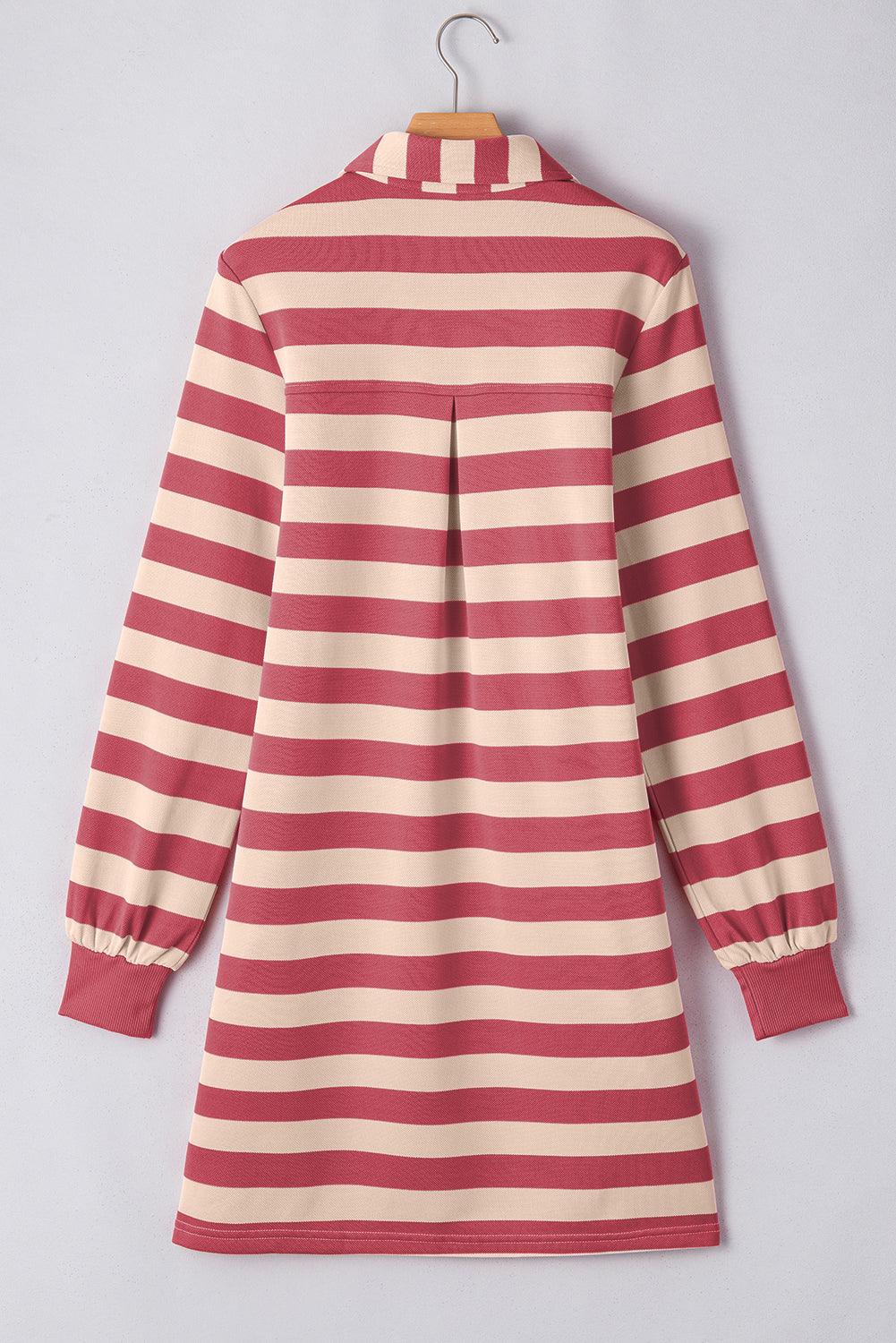 Robe Décontractée à Motif Rayé pour Femmes