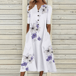 Robe Décontractée Imprimé Papillon pour Femmes