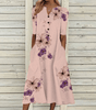 Robe Décontractée Imprimé Papillon pour Femmes