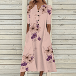 Robe Décontractée Imprimé Papillon pour Femmes