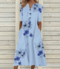 Robe Décontractée Imprimé Papillon pour Femmes