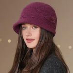 Chapeau Cloche Tricoté Chaud pour Femme - Emilia Lane