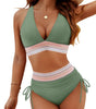 Bikini Deux Pièces Taille Haute pour Femme | Idéale pour les Vacances