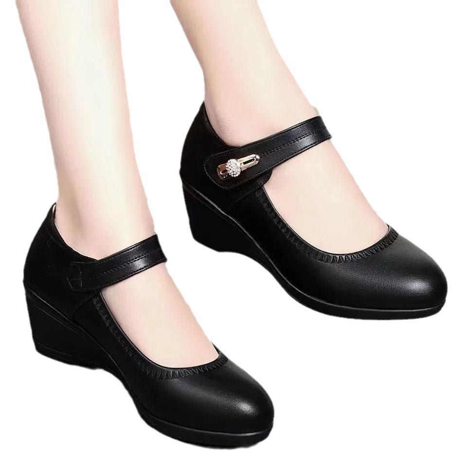Chaussures à talons en cuir doux pour femmes - Emilia Lane