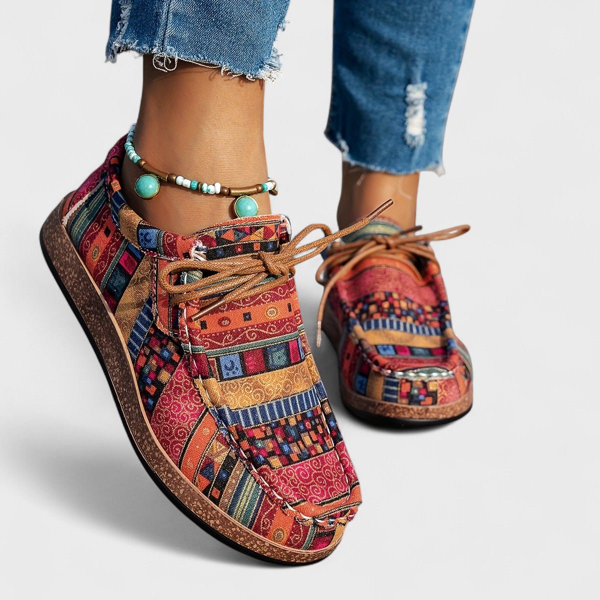 Chaussures Basses Confort en Toile pour Femmes - Emilia Lane