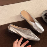 Chaussures plates en cuir vegan pour femmes - Emilia Lane