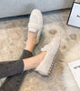 Mocassin Confort Fourré en Peluche pour Femme