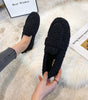 Mocassin Confort Fourré en Peluche pour Femme