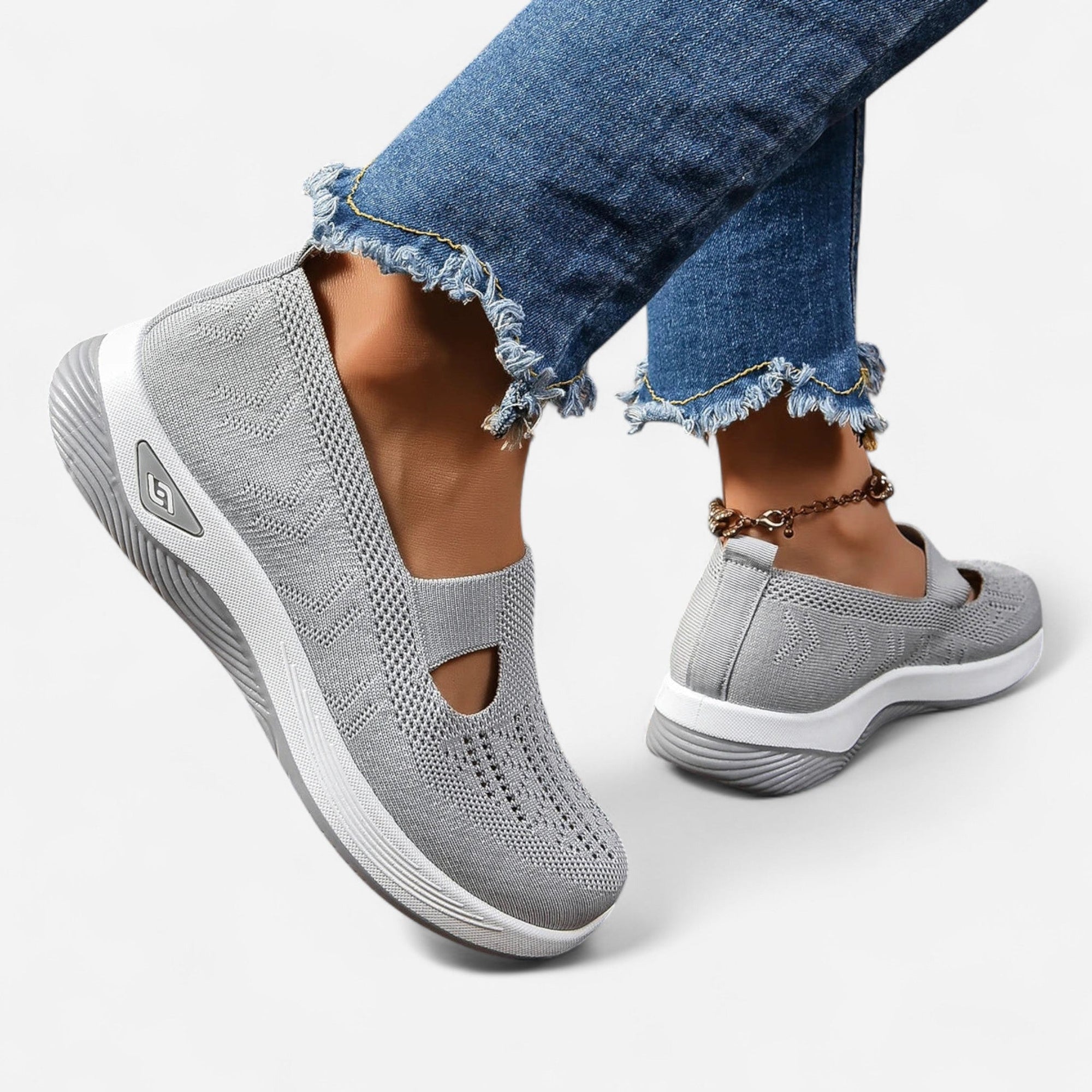 Chaussures Slip - On en Mesh pour Femmes - Emilia Lane