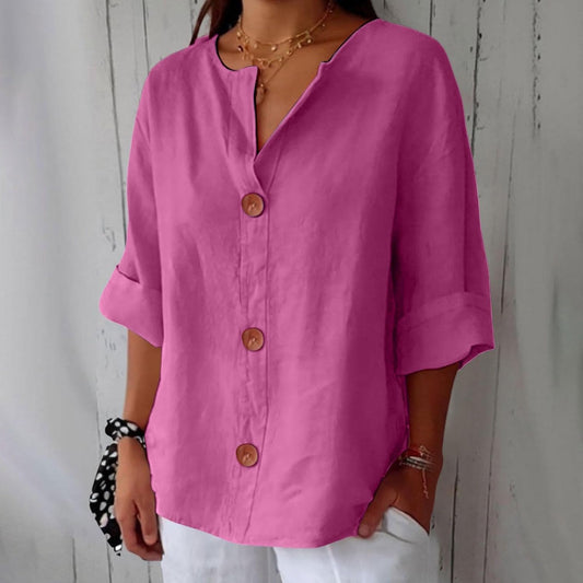 Chemise en Lin Large pour Femme
