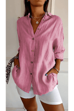 Chemise Longue à Col Revers pour Femme - Emilia Lane
