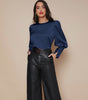 Chemise Satin à Manches Longues pour Femme - Emilia Lane
