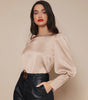 Chemise Satin à Manches Longues pour Femme - Emilia Lane