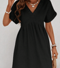 Robe Mini en Dentelle à Col V Élégante