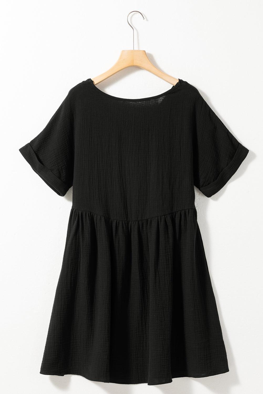 Robe Mini en Dentelle à Col V Élégante