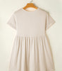Robe Mini en Dentelle à Col V Élégante