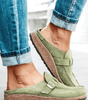 Clogs en Suède à Boucle pour Femmes - Emilia Lane