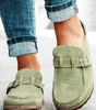 Clogs en Suède à Boucle pour Femmes - Emilia Lane