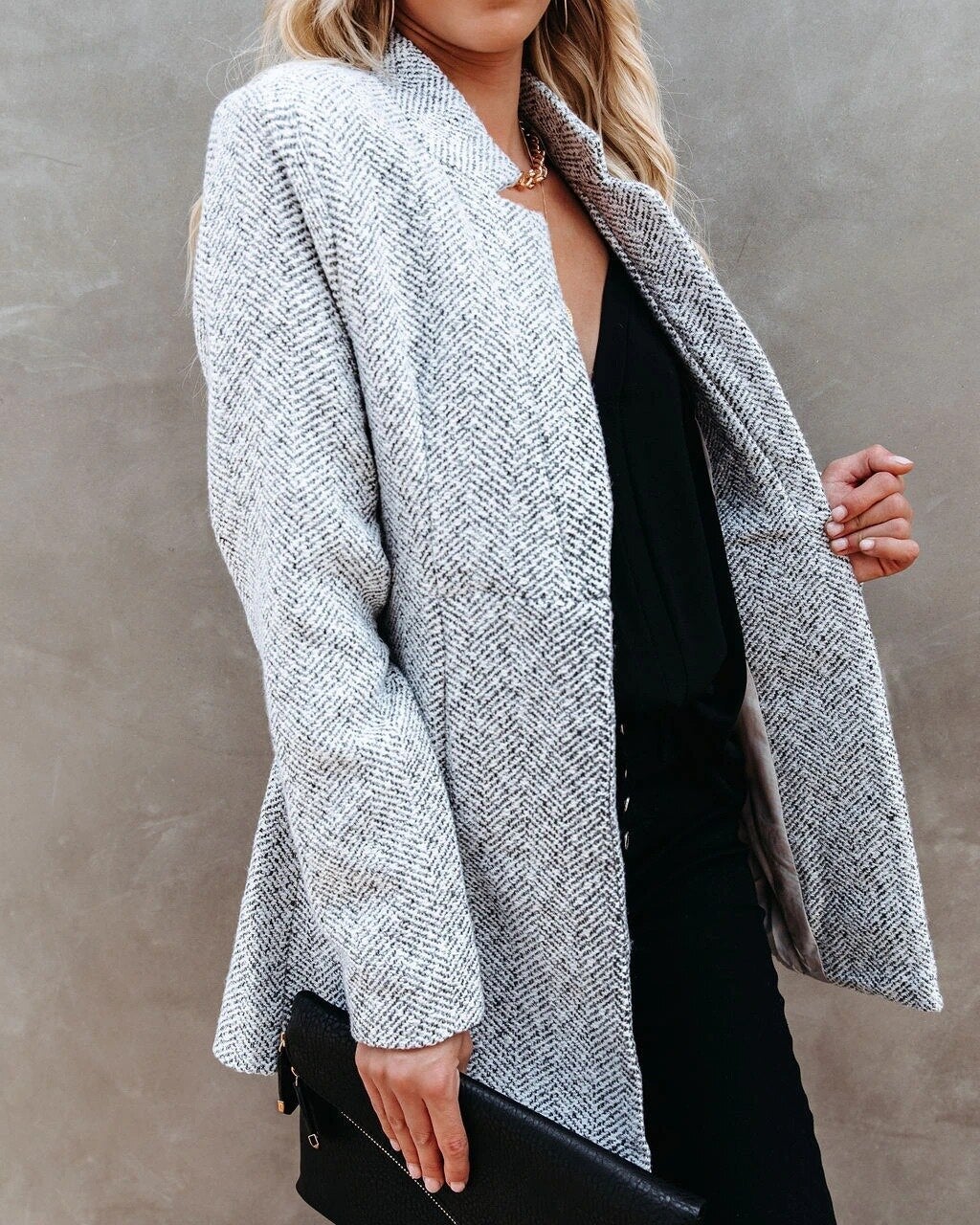 Veste Chic en Tweed pour Femmes