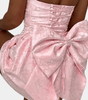 Robe de Cocktail Sans Bretelles pour Femmes
