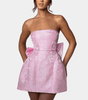 Robe de Cocktail Sans Bretelles pour Femmes