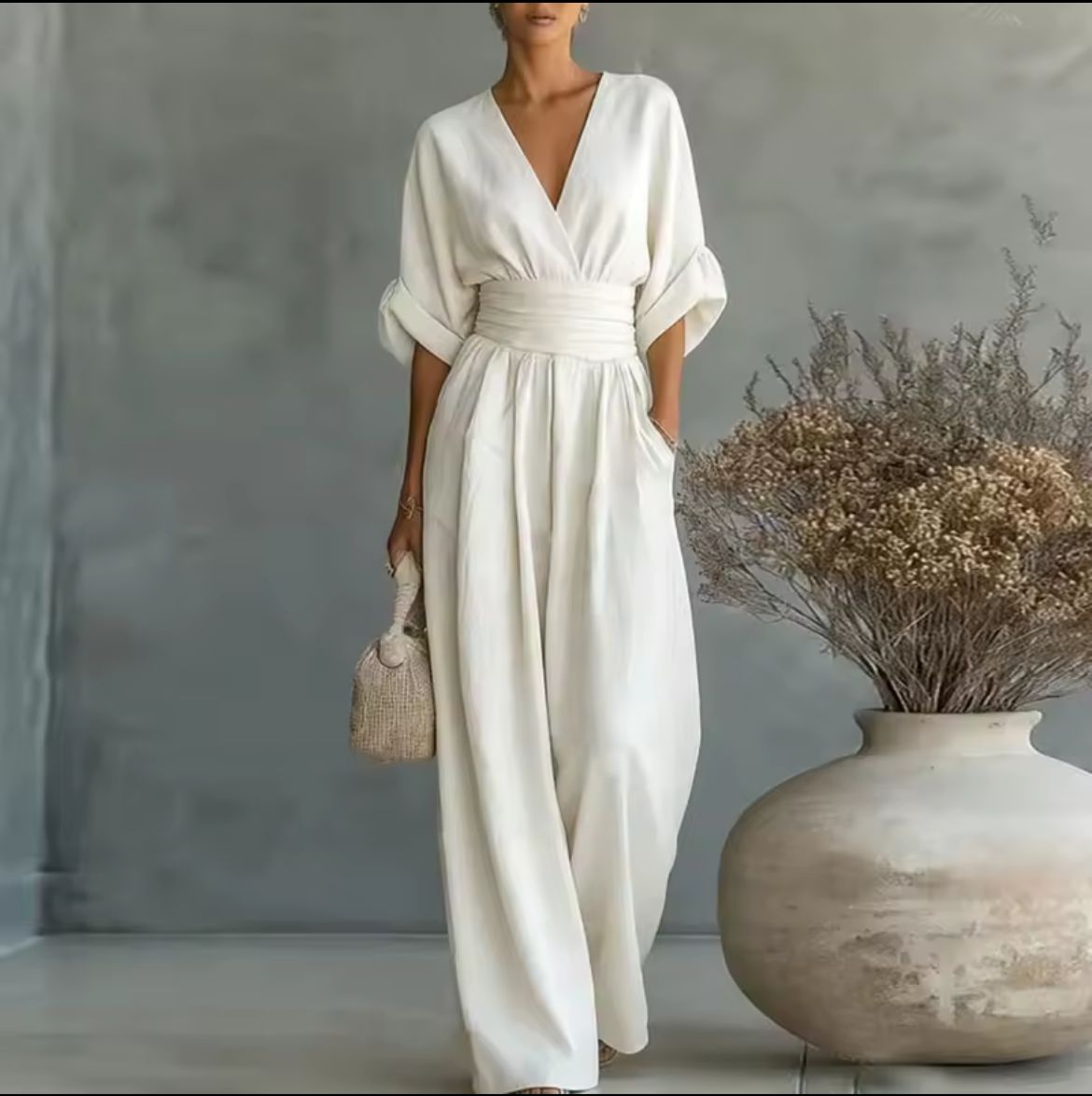 Combinaison Élegante à Taille Haute pour Femme | Idéale pour le Quotidien