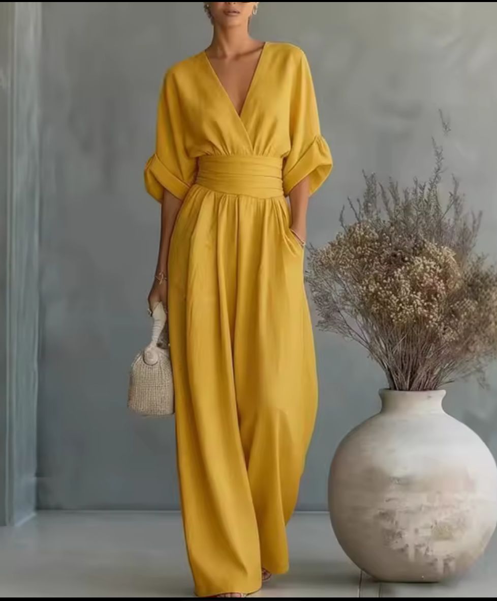 Combinaison Élegante à Taille Haute pour Femme | Idéale pour le Quotidien - Emilia Lane