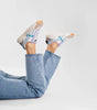Basket Tendance à Semelle Épaisse en Similicuir Bicolore pour Femme