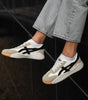 Basket Tendance à Semelle Épaisse en Similicuir Bicolore pour Femme