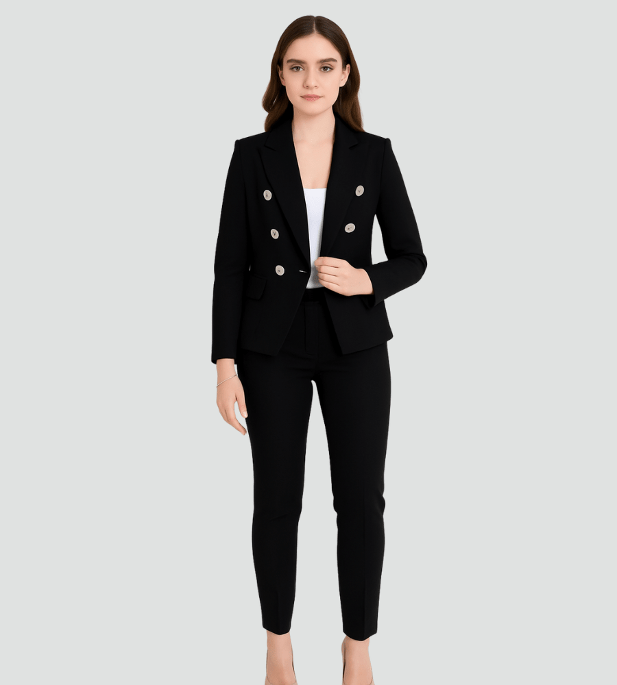 Costume Femme à Double Boutonnage - Emilia Lane