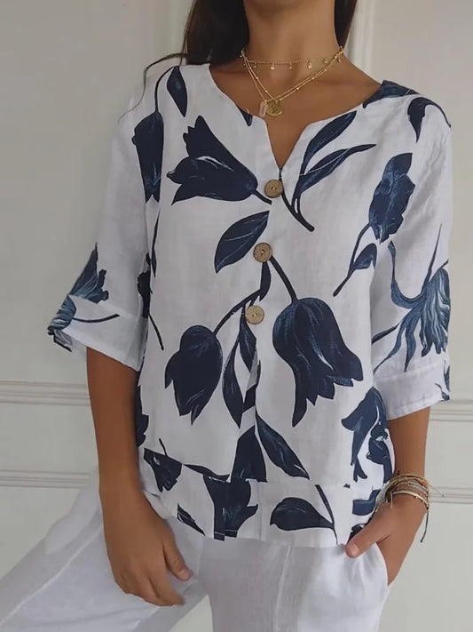 Floral Print Blouse for Women