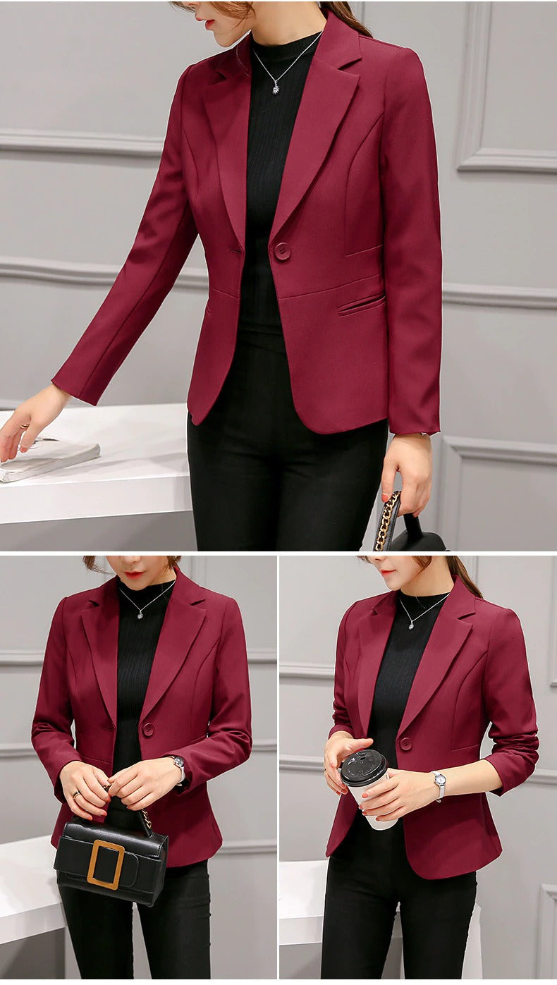 Blazer Court Élégant pour Femmes