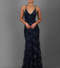 Robe Longue à Paillettes avec Bretelles et Décolleté V pour Femme | Idéale pour les Sorties