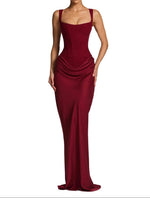 Robe Longue Ajustée sans Manches pour Femme | Idéale pour les Soirées