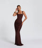 Robe Longue à Bretelles Larges et Détail Corset pour Femme | Idéale pour les Sorties