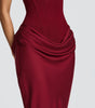Robe Longue à Bretelles Larges et Détail Corset pour Femme | Idéale pour les Sorties