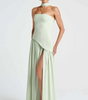 Robe Longue Asymétrique sans Bretelles pour Femme | Idéale pour les Sorties