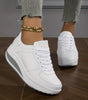 Chaussures Confort Compensées en Simili Cuir pour Femme