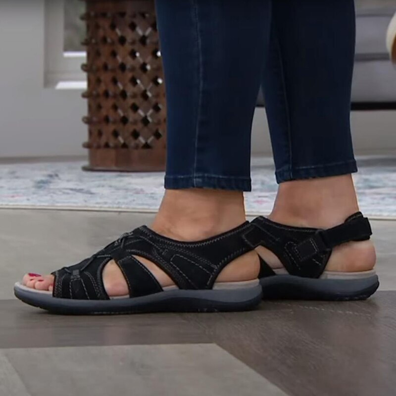 Sandales Orthopédiques à Brides Ajustables pour Femme | Idéales pour l'Été